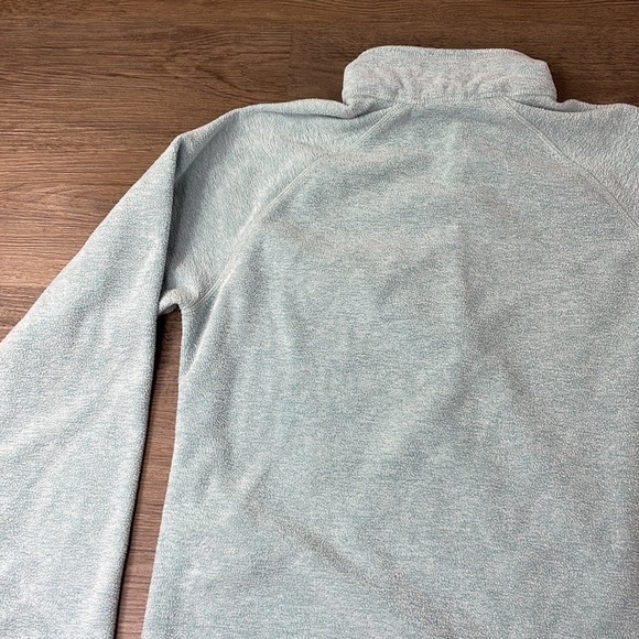 Eddie Bauer Women’s Light Teal 1/4 Zip Micro-fleece Pullover Top, size Medium - Picture 9 of 10